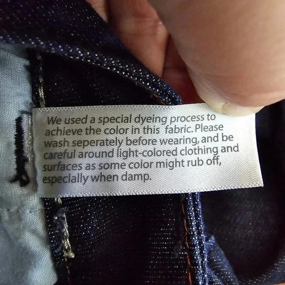 Eddie Bauer women's curvy denim trouser in dark wash size 10 - Picture 10 of 11